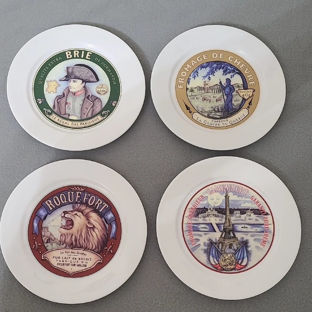 Restoration Hardware Classic Cheese Plates set of 4 -‎ 8